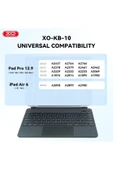 Xo Kablosuz Klavye KB10 - iPad Pro/Air 6 Uyumlu, Touchpad’li, Şarjlı, Türkçe Q, 64 Tuşlu, 13 inç thumbnail 2
