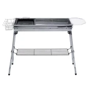 Madfox Grillmate Portatif Katlanır BBQ Mangal SİLVER thumbnail 3