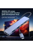 Coverzone Type-C Adaptör - HDMI, USB 3.0, USB 2.0 ve PD 100W 5Gbps Veri Transferi, 4K@60Hz HDMI Çıkışı CZ-336 thumbnail 2