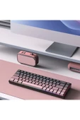 Coverzone 65% Kablolu Hotswap Mekanik Oyun Klavyesi,68 Tuşlu Anti-Ghosting AJAZZ AK680 Pembe | Brown Switch thumbnail 4