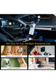 Coverzone Kablosuz Araç İçi Cep Telefonu Plastik Kaplama Tutucu Araç içi Montaj (Sadece Düz Zeminler için) X68 thumbnail 3
