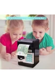 Coverzone Melodili ATM Metal Ve Kağıt Para Kumbarası Şİfreli Para Biriktirme Alışkanlığı Dekoratif Hediyelik - 1