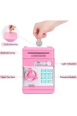 Coverzone Melodili ATM Metal Ve Kağıt Para Kumbarası Şİfreli Para Biriktirme Alışkanlığı Dekoratif Hediyelik - 3