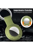 Coverzone AirTag ile Uyumlu Anahtarlıklı Silikon Kılıf A010 Koruyucu Anahtarlık Siyah 2'li Paket thumbnail 3