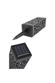 Coverzone 6'lı Solar Bahçe Lambası,LED Aydınlatmalı,Karanlıkta Otomatik Yanan,Gündüz Otomatik Şarj Olan Lamba - 3