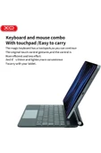 Xo Kablosuz Klavye KB09 - iPad 10.9''/11'' Uyumlu, Touchpad’li, Dijital Ekranlı, Türkçe Q, Şarjlı thumbnail 5
