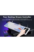 Coverzone Ajazz Akp815 %75 Low Profile Mekanik Klavye 4.33'' Ekran Programlanabilir Rgb Gasket Brown Switch thumbnail 7