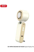 Xo Soğutuculu Dijital Ekranlı Şarjlı Mini El Fanı – 3000mAh, 100 Kademeli, Boyun Askılı, MF98 thumbnail 5