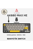 Coverzone Ajazz AK680 Max HE Kablolu Manyetik Switch Klavye-8000Hz-0.125Ms thumbnail 2