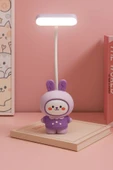 Coverzone Sevimli Figürlü Kalemtıraş Özellikli Şarjlı Masa Ve Gece Lambası Dekoratif Hediyelik Çocuk Odası thumbnail 1