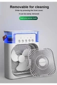 Coverzone Buharlı Mini Hava Soğutucu Taşınabilir Vantilatör Portatif Fan Mobil Sulu Klima 3 Rüzgar Hızı Hr025 thumbnail 7