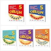 Orjin 5. Sınıf  Soru Bankası Set ( Türkçe & Matematik & Fen & Sosyal & Din) - 1