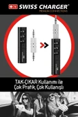 SWISS Araç Oto Bluetooth Dönüştürücü 3.5 Mm Aux Ses Alıcısı 145059067 thumbnail 7