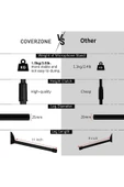 Coverzone 2in1 Mikrofon Stant Katlanabilir Açısı Ayarlanabilir 180cm Maksimum Uzunluk Model 103 - 6