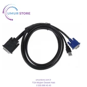 DVI 30+5 VGA USB Kablo M1 DVI VGA Çevirici Projeksiyon Kablo thumbnail 2