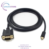 1.8m Mini Displayport To VGA Aktif Kablo - Thunderbolt 1/2 VGA 1920X1200 1080P MacBook Pro Air - 1