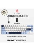 Coverzone Ajazz AK680 Max HE Kablolu Manyetik Switch Klavye-8000Hz-0.125Ms thumbnail 2