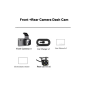 Araç İçi Kamera Wifi Özellikli Ekranlı Ön Ve Geri Görüş Kameralı Mikrofonlu 3 İnç Hd - 3