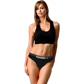 Yohannes Club, Kadın Lastik Kemerli Bikini Slip, 5'li Paket, Çoklu Renk thumbnail 7