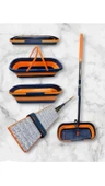 ELCY Katlanır Mop Kendinden Sıkmalı Mikrofiber Pratik Temizlik Mopu - 1