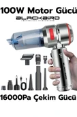 Blackbird MK-5801 16000PA Kablosuz Araç Süpürgesi | 3 Kademeli Güç | Şarjlı El Süpürgesi - 2