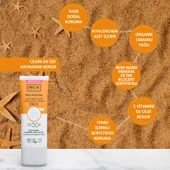 INCIA %100 Doğal Yüz Güneş Kremi Leke Karşıtı Aydınlatıcı Mineral Filtre UVA1 UVA2 UVB SPF 50+ 30 ml - 5