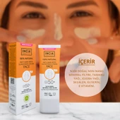 INCIA %100 Doğal Yüz Güneş Kremi Leke Karşıtı Aydınlatıcı Mineral Filtre UVA1 UVA2 UVB SPF 50+ 30 ml - 4