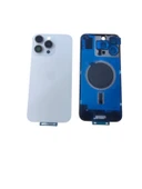 Uyumlu İphone 16 Pro Max Arka Kapak Kamera Camlı Full ( Pil Kapağı ) Cam - Çöl - 1