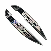 HONDA PCX 2021 - 2024 UYUMLU KAUÇUK + KROM AYAK BASAMAK - 1