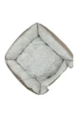 Ber vet pet Yumuşak Ve Yıkanabilir Kedi Ve Köpek Yatağı –lüx, Rahat Ve Şık Tasarım 50*50cm Renk Camel - 7