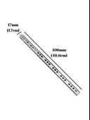 Teleskobik 17MM Çekmece Rayı Gömme Bilyeli İnce Ray(17MM)(TAKIM)(KROM) 40.6cm 40.6cm - 1 ADET thumbnail 5