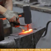 Beylini 3-5kg Balyoz Başlığı Çelik Uçlu Yassı Çift Taraflı Kullanım Profesyonel Yıkım İnşaat Şantiye Sanayi - 3