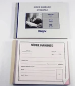 Özkan Otokopili Gider Makbuzu 50x2 Nüsha 14x19 cm 1 adet - 1