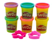 Play-Doh 6'lı Oyun Hamuru + 2 Adet Hamur Kalıbı - 1