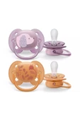 Philips Avent Ultra Soft Emzik 6-18 Ay 2'li Kız Scf091/18 - 1