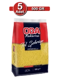 Oba Tel Şehriye Makarna 500 G X 5 Adet | Aile Tipi Çoklu Paket thumbnail 1