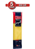 Oba Spagetti Makarna 500 g x 5 Adet | Aile Tipi Çoklu Paket - 1