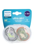 Philips Avent Ultra Air Emzik 6-18 Ay 2'li Erkek Scf085/60 - 2