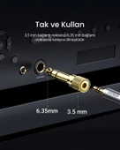 UGREEN 6.5mm - 3.5mm Stereo Jak Dönüştürücü Adaptör, 20503 - 6
