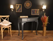 Wooding Mobilya 80 Cm Çekmeceli Masif Antrasit Dresuar thumbnail 4