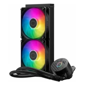Cooler Master MasterLiquid 240L Core ARGB 240mm AM5/1700P Siyah İşlemci Sıvı Soğutucu thumbnail 2