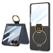 Galaxy Z Flip 7 Kılıf M-safe Şarj Özellikli Kıpta Yüzüklü Flip Sert Kılıf thumbnail 2