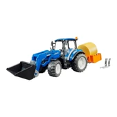 Bruder New Holland T5.120 Kepçeli Ataşmanlı Traktör Oyuncak - 2