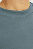 Jack & Jones Erkek Mavi Sweat 12261386 - 6