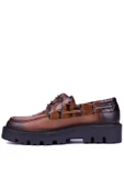 Shoetyle - Taba Hakiki Deri Bağcıklı Erkek Günlük Ayakkabı 115-K512 thumbnail 7
