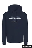Jack & Jones Erkek Lacivert Sweat 12284471 - 1