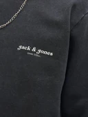 Jack & Jones Erkek Siyah Sweat 12279531 - 1