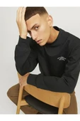 Jack & Jones Erkek Koyu Gri· Sweat 12261386 - 4