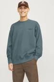 Jack & Jones Erkek Mavi Sweat 12261386 - 1