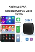 Wireless Carplay Android Araba 4 Çekirdekli Akıcı FullHd 1080P Wifi 2.4/5G - 2